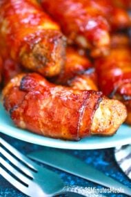 Air Fryer Bacon Wrapped Chicken Tenders